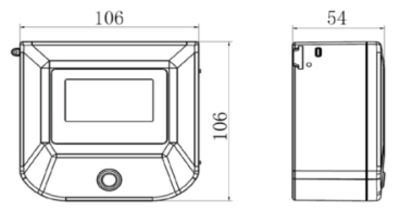 Dibujo de dimensi&oacute;nes