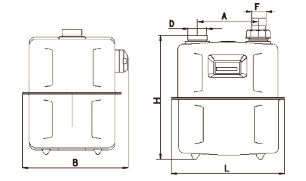 Dibujo de dimensi&oacute;nes